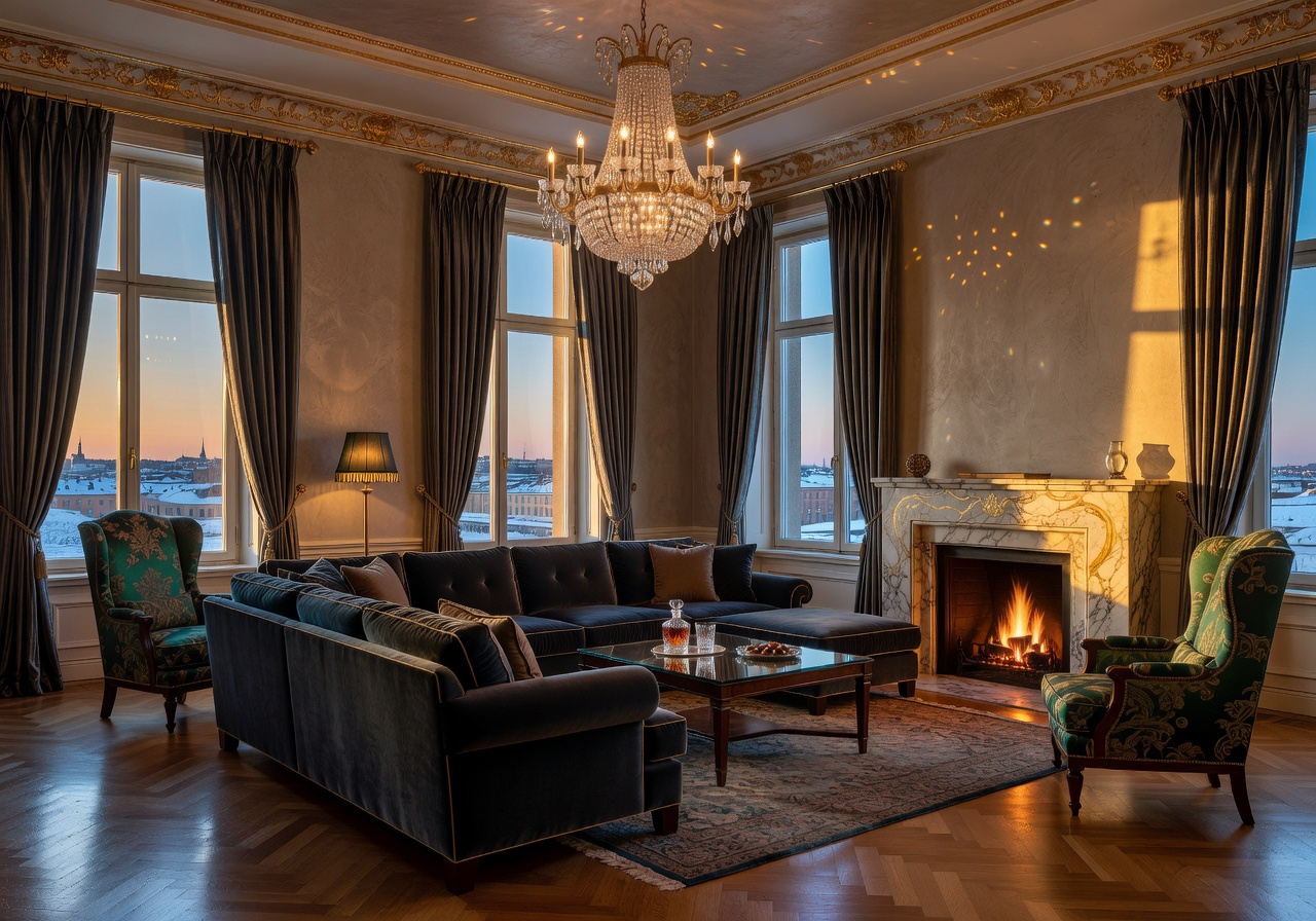 Luxurious suite interior at The Grand Helsinki Resort